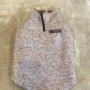 Polartec fleece lined dog jacket